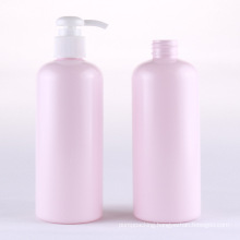 Custom Pink Empty 300ml 500ml Large Lotion Bottle Plastic PET Plastic Hair Pump Bottle Bottles for Shampoo